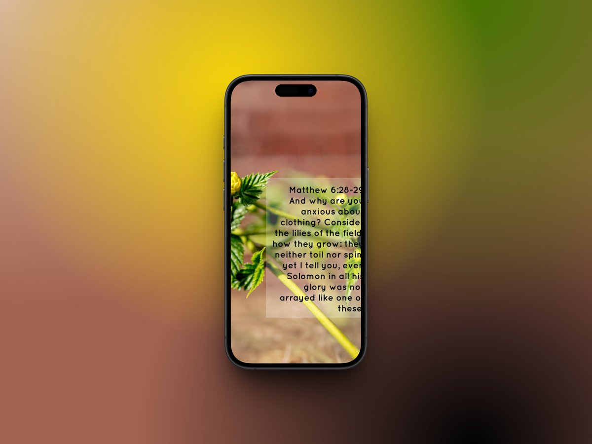 Floral botanical theme bible verse wallpapers