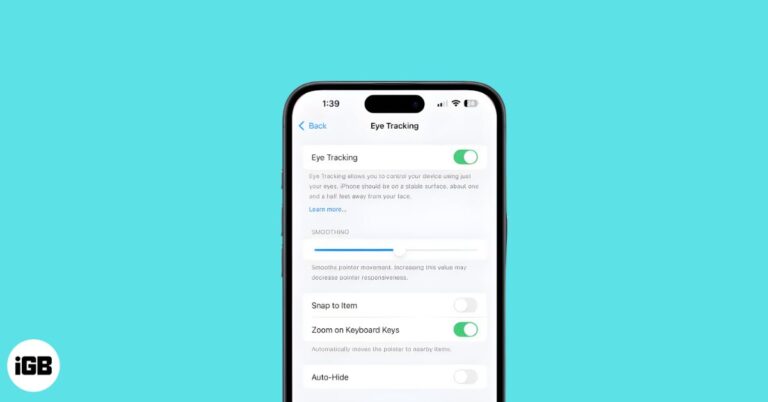 How to control your iphone with eye tracking feature