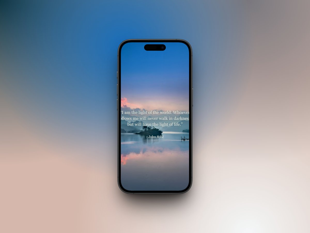 Photographic bible verse wallpapers