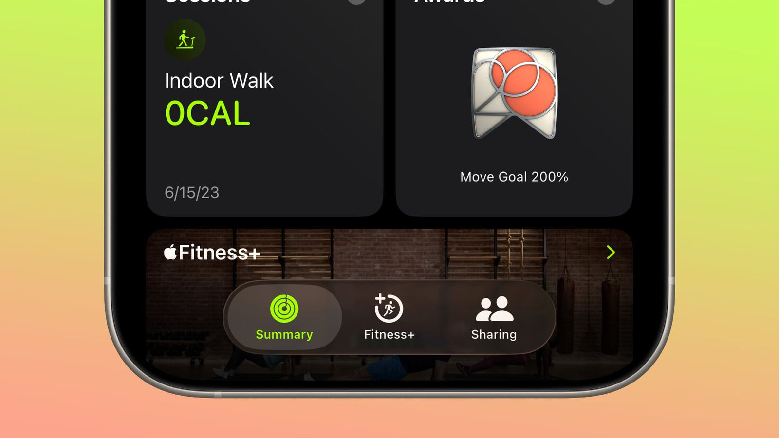 Fitness app new icon in ios 26 beta 5
