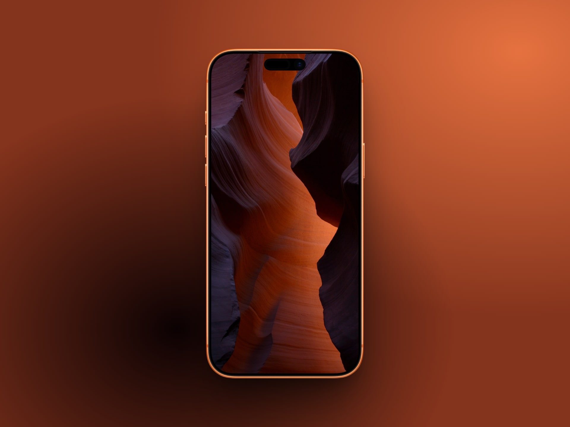 Colorful Textural Canyon - Depth Effect Wallpaper