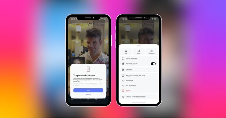 Instagram reels may soon play in picture in picture mode