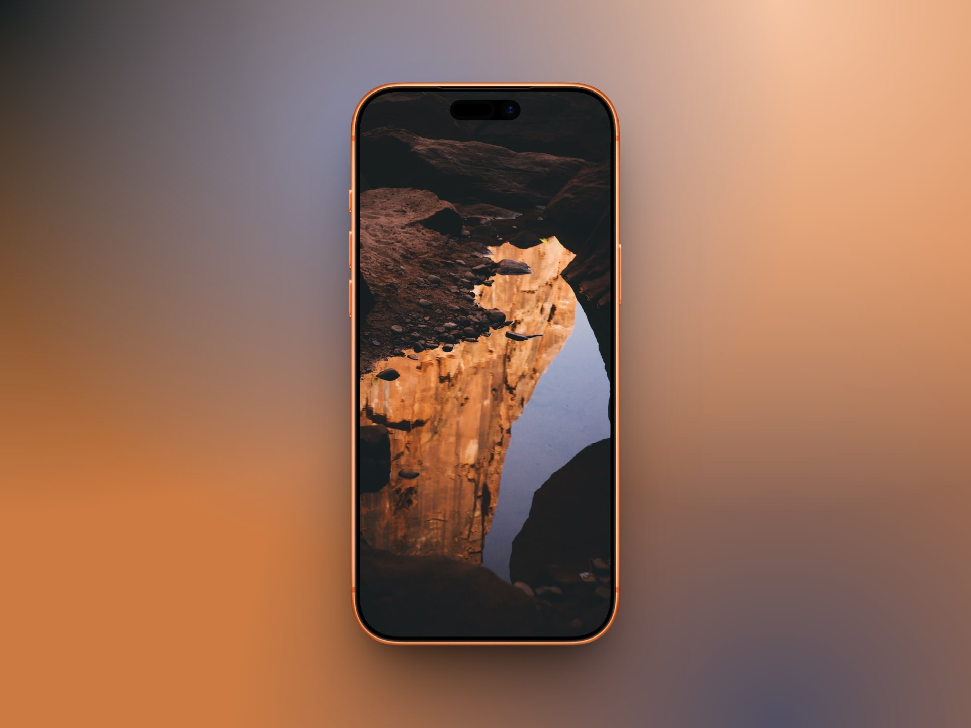 Reflections inside the Cave - Depth Effect Wallpaper