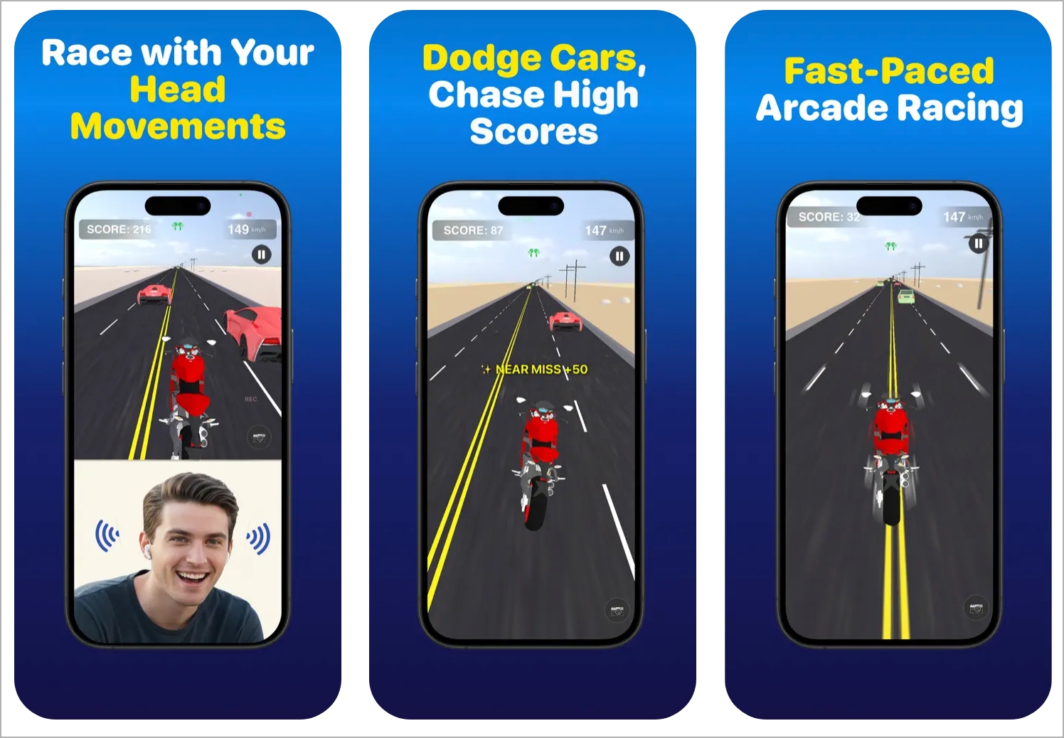 RidePods - Race with Head iOS App