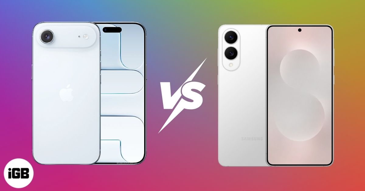 Iphone air vs samsung galaxy s25 edge