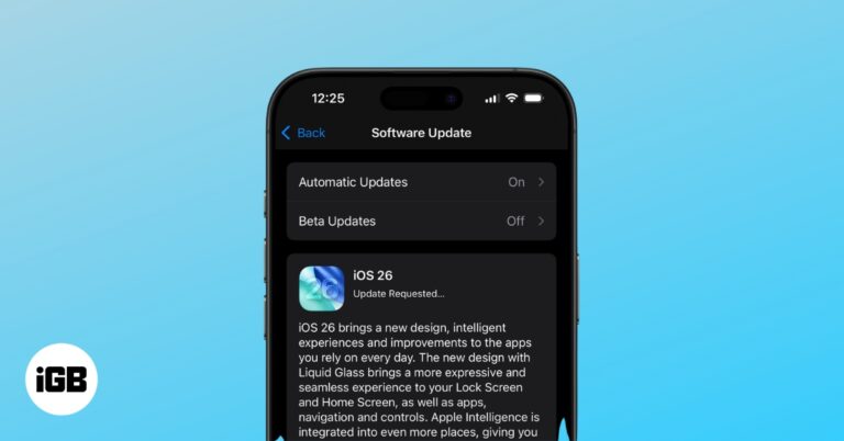 Iphone stuck on update requested