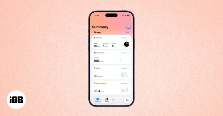 How to use the health app on iphone