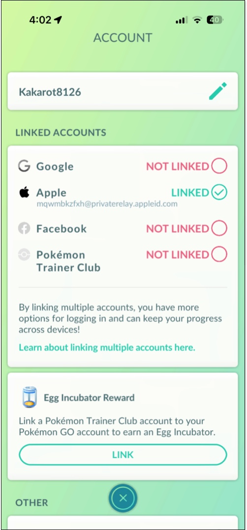 Disconnect linked accounts