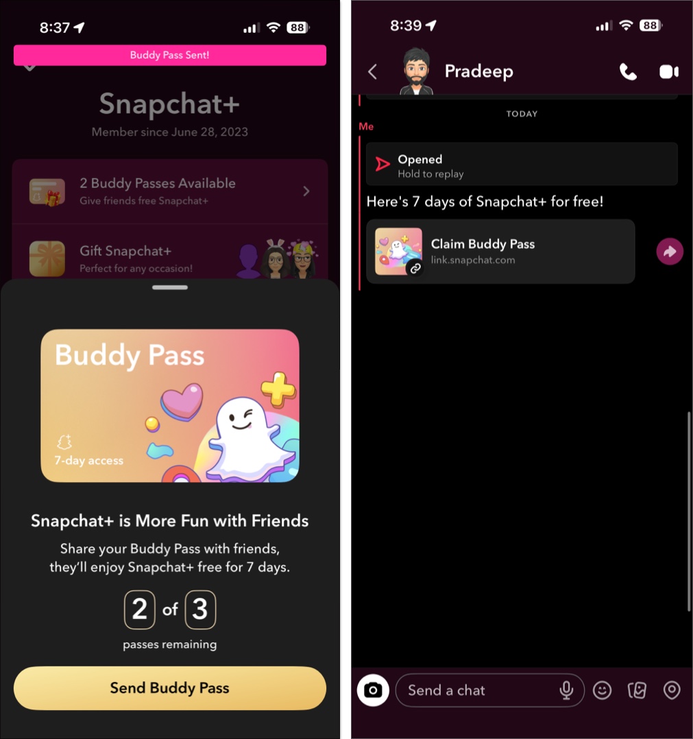 Snapchat Buddy Pass: How It Works and Why It Matters Find remaining passes and link in friend chat