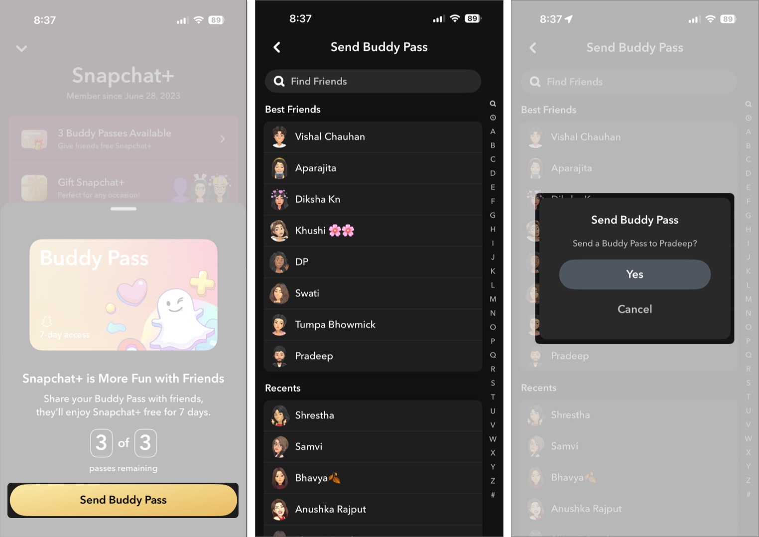 Snapchat Buddy Pass: How It Works and Why It Matters Send buddy passes to your friend