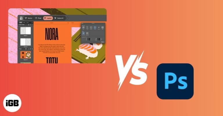 Canva Affinity vs Photoshop
