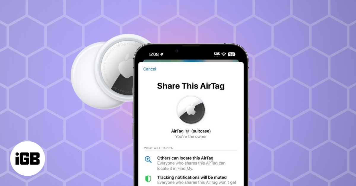 How to share airtag with family and friends