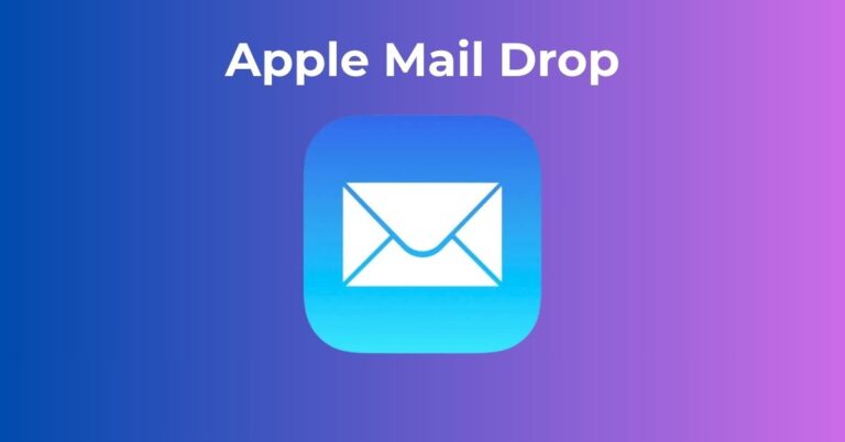 How to use apple mail drop
