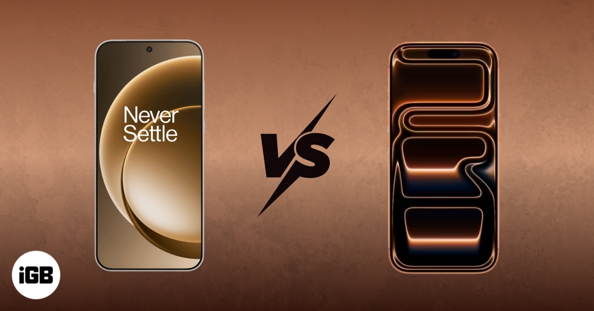 Oneplus 15 vs iphone 17 pro