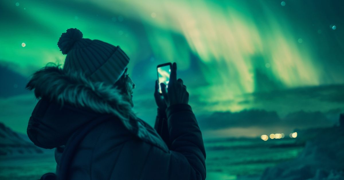 Take pictures of the northern lights with your iphone