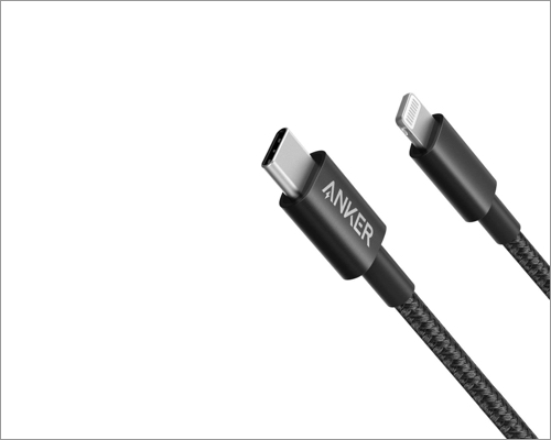 Anker New Nylon USB C to Lightning Cable