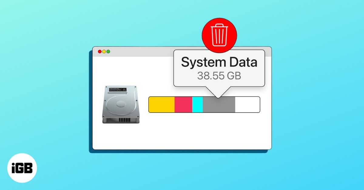 How to clear system data on mac