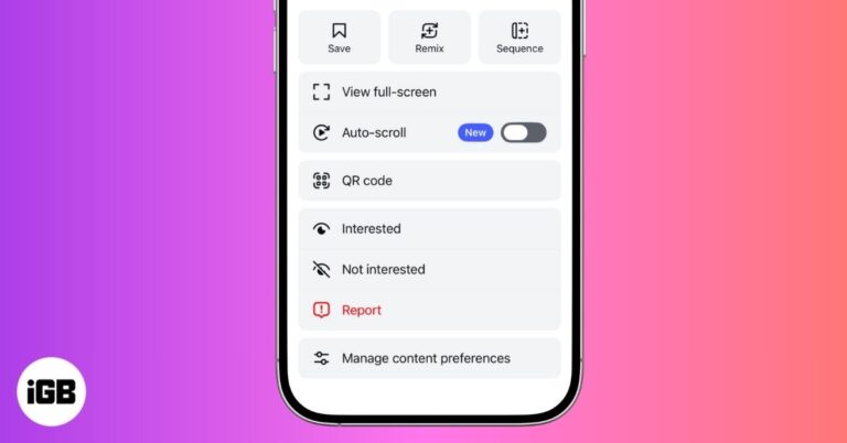 Turn on Auto-Scroll feature for Reels on Instagram
