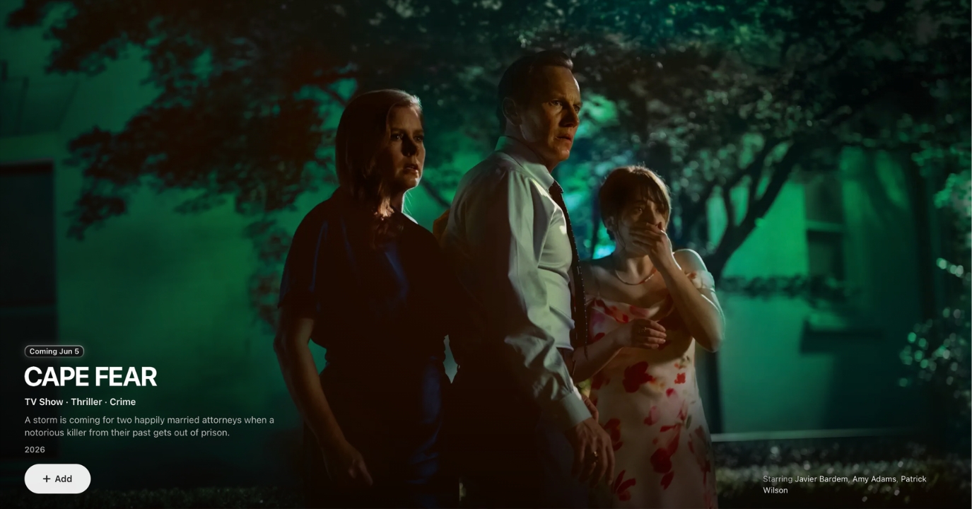 New Shows and Movies Coming to Apple TV in March 2026 – iGeeksBlog Cape Fear