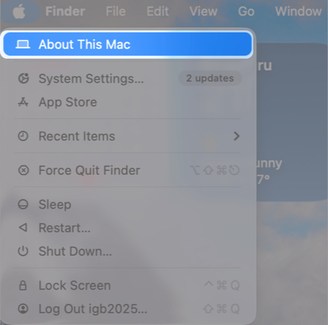 How to Reset the SMC on a Mac (All Models Step-by-Step) – iGeeksBlog Click the Apple logo And Select About This Mac