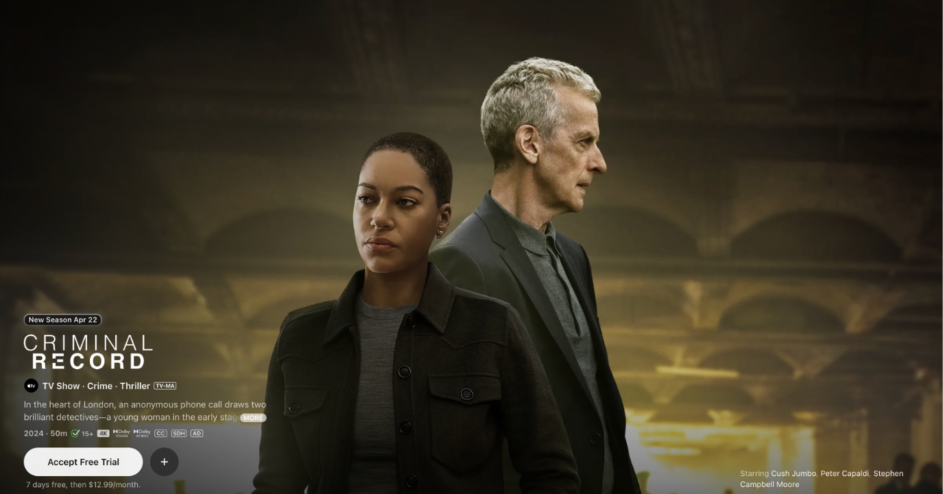 New Shows and Movies Coming to Apple TV in March 2026 – iGeeksBlog Criminal Record