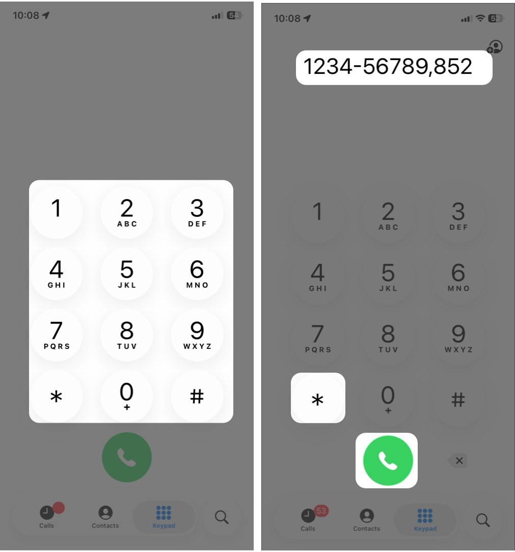 Dial an Extension Manually While Calling