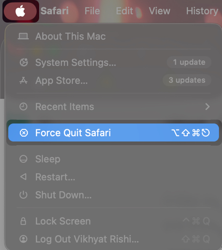 How to Fix YouTube Videos Not Playing on Safari on Mac – iGeeksBlog Force Quit Safari and Reopen It