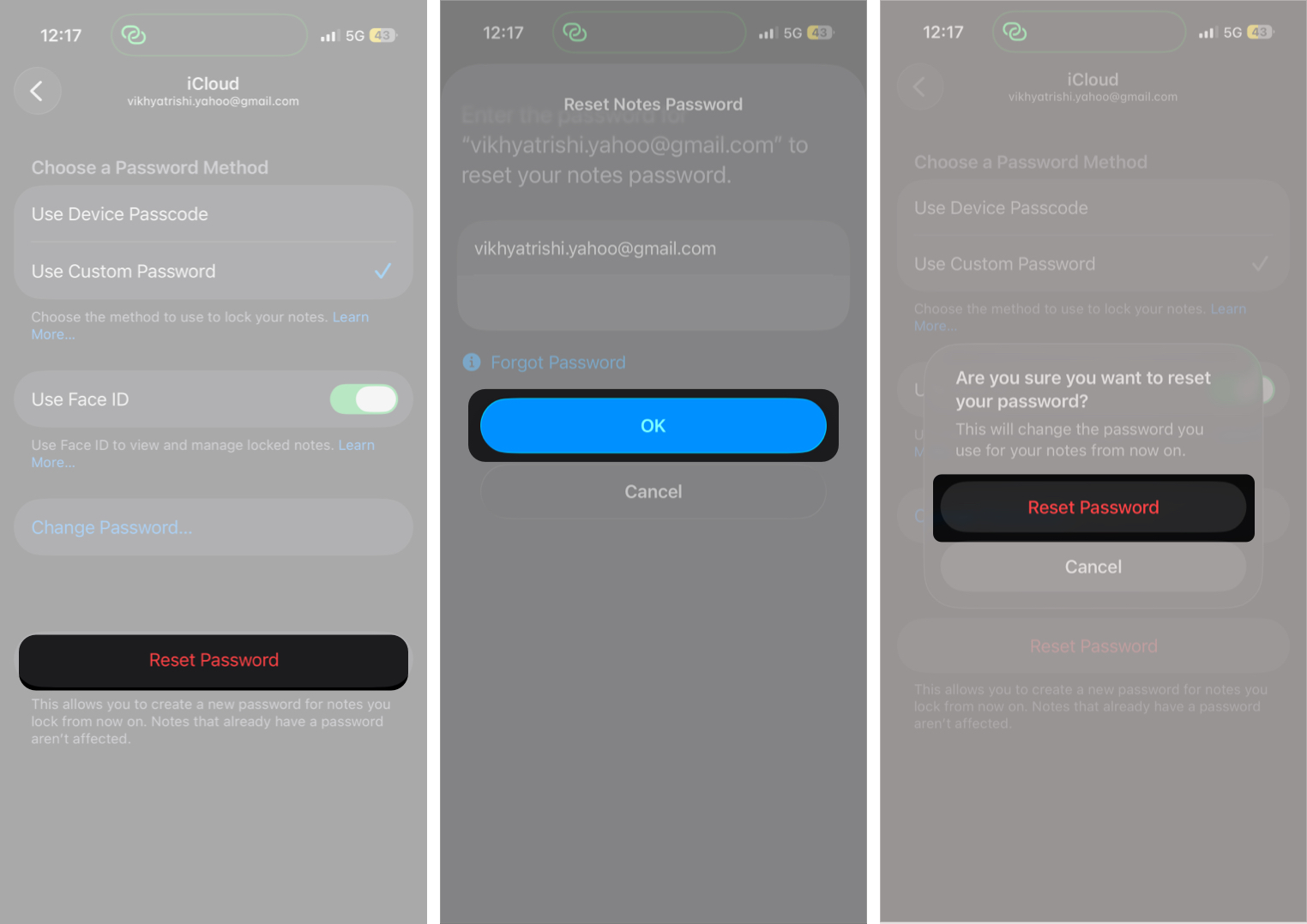 How to Reset Notes Password on iPhone, iPad, and Mac β iGeeksBlog Reset Notes Password