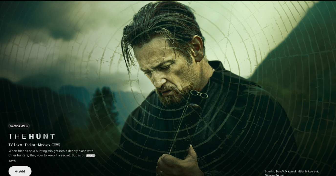 New Shows and Movies Coming to Apple TV in March 2026 – iGeeksBlog The Hunt
