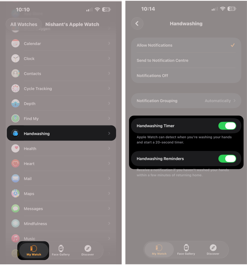 Turn On Handwashing Using Your iPhone