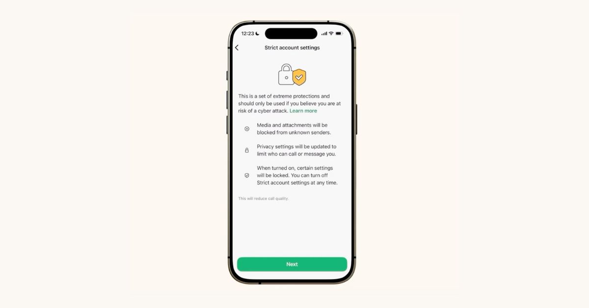 WhatsApp Introduces Strict Account Settings to Protect High-Risk Users