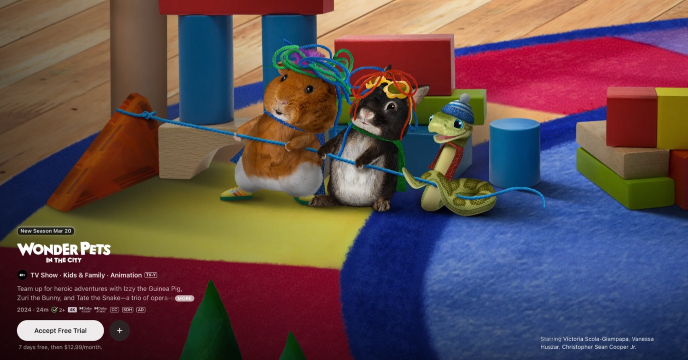 New Shows and Movies Coming to Apple TV in March 2026 – iGeeksBlog Wonder Pets in the City Season 2