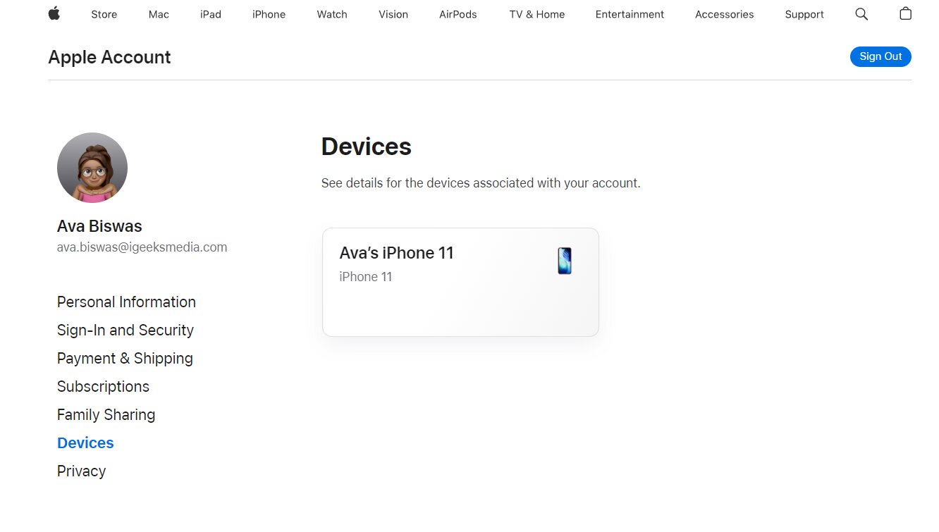 Apple Pay Section and Tap Remove Items