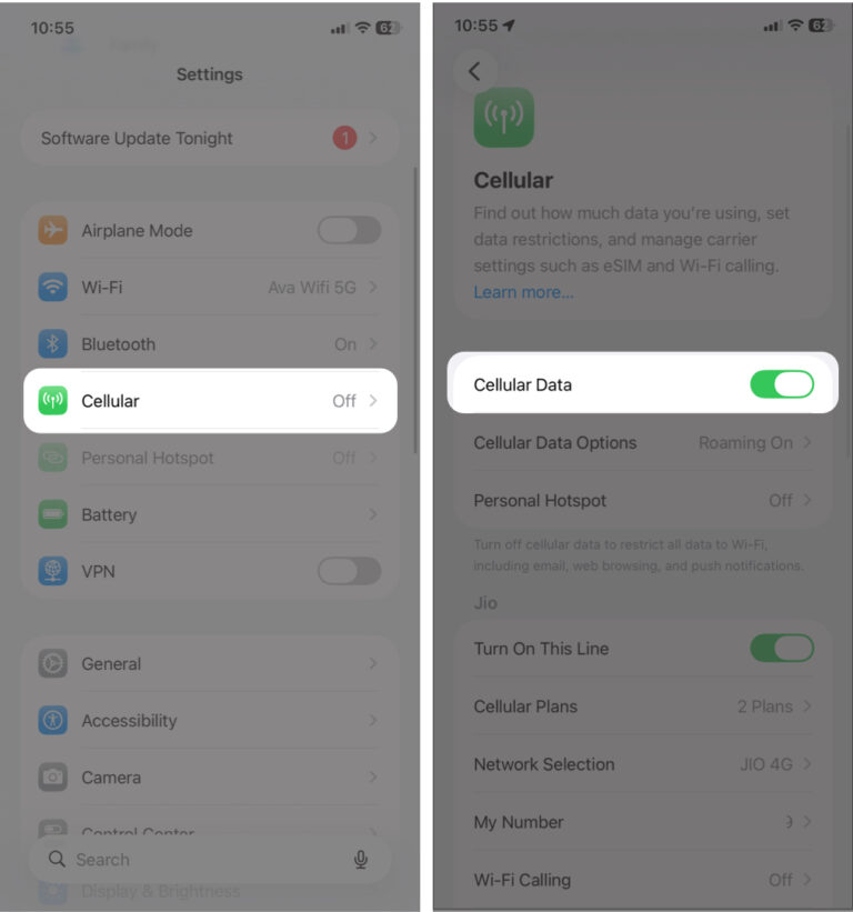 How to Fix iPhone Cellular Data Not Working – iGeeksBlog