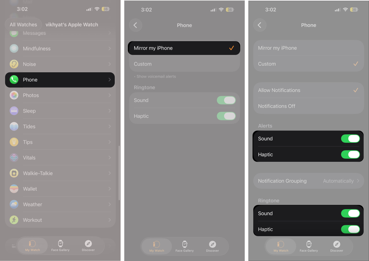 How to Fix Apple Watch Not Ringing for Calls or Notifications Check Notification Mirroring Settings