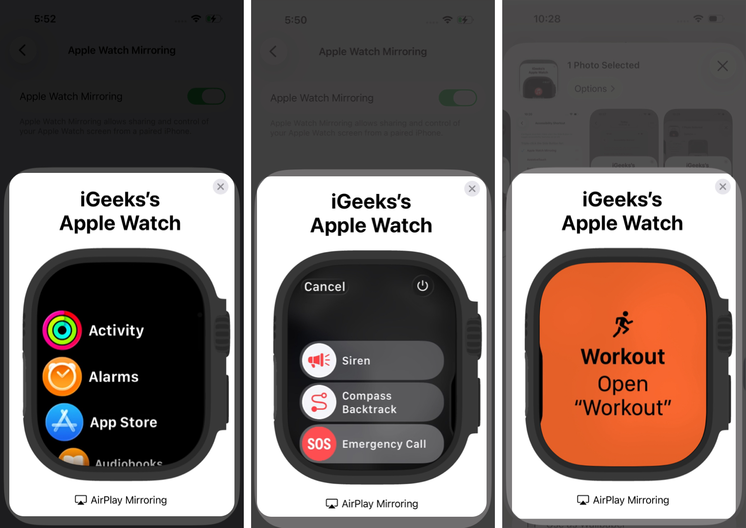 How to Mirror Your Apple Watch on Your iPhone: A Simple Guide – iGeeksBlog Controlling an Apple Watch From an iPhone Using Apple Watch Mirroring.
