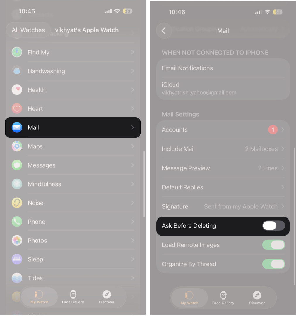 Enable Confirmation Before Deleting Emails