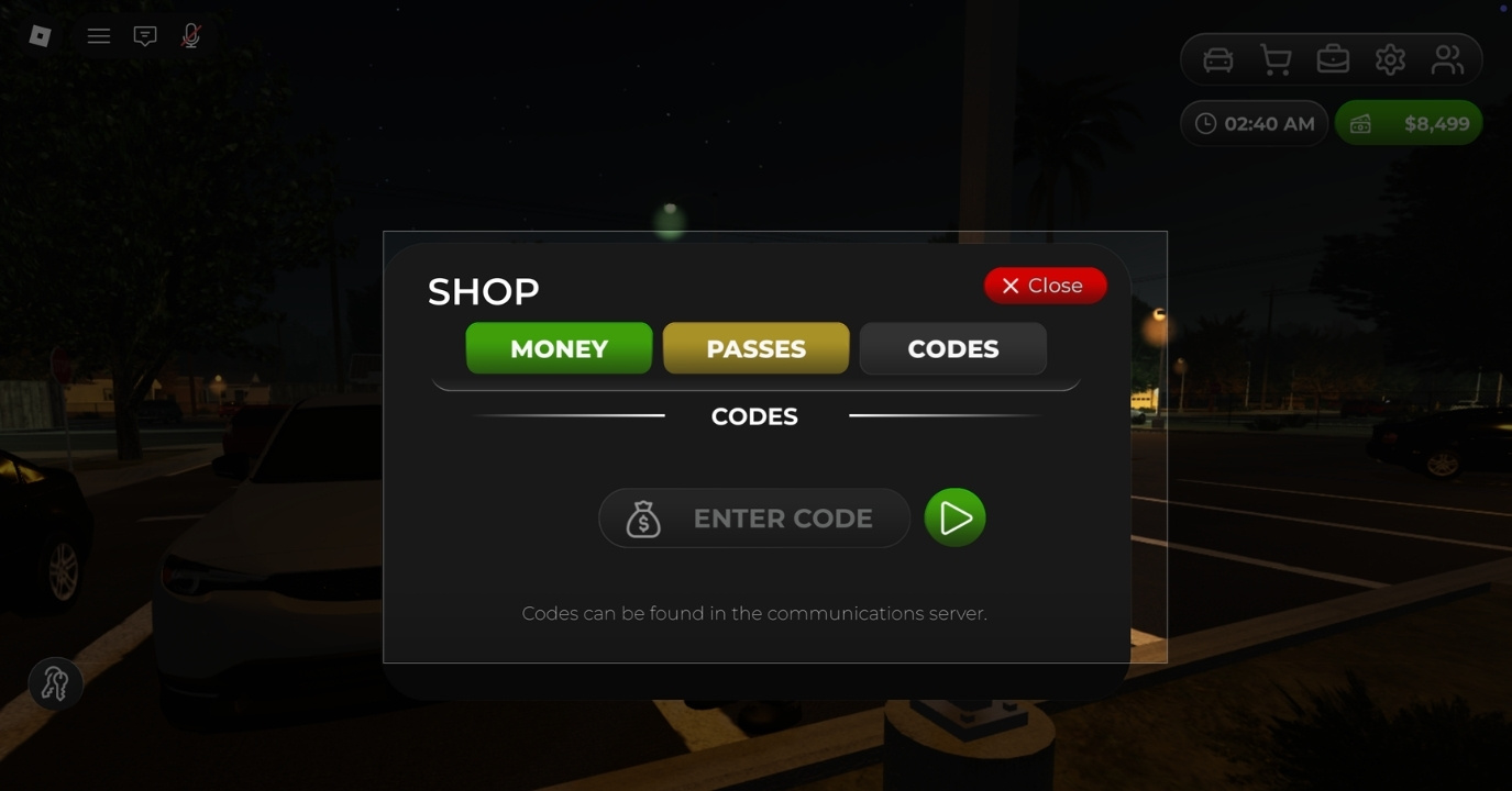 Enter The Working Code And Press The Arrow Button