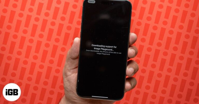Fix Image Playground Not Working on iPhone