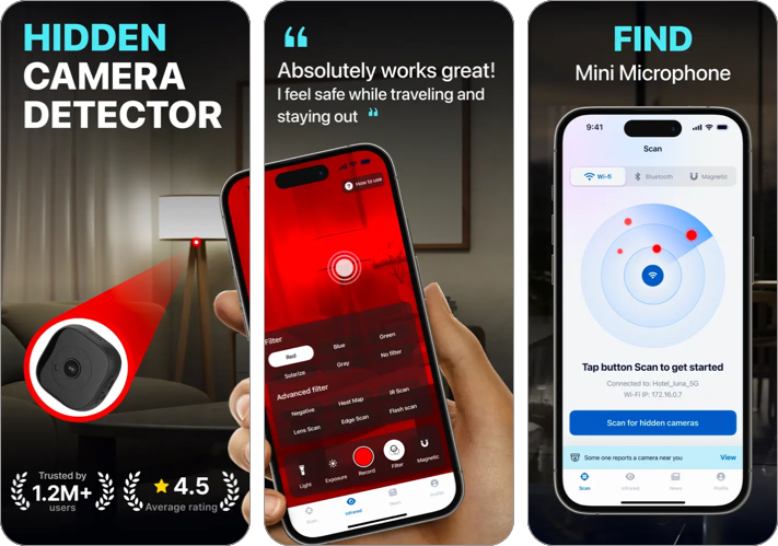 Hidden Camera Detector FindSpy