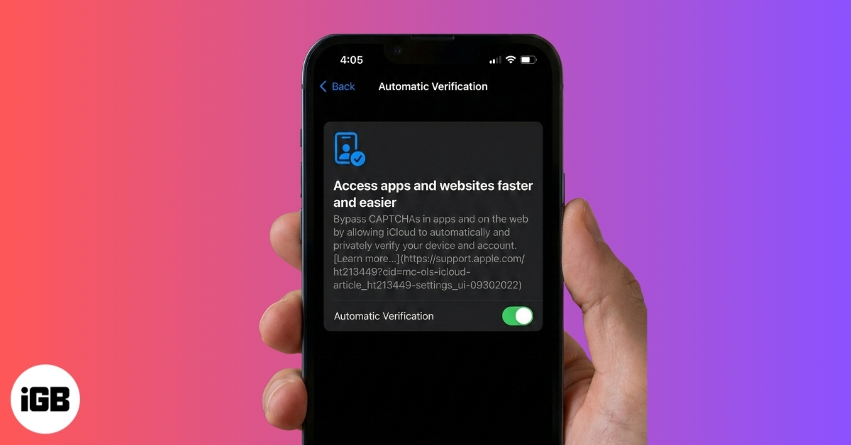 How to Automatically Bypass CAPTCHA on iPhone and Mac
