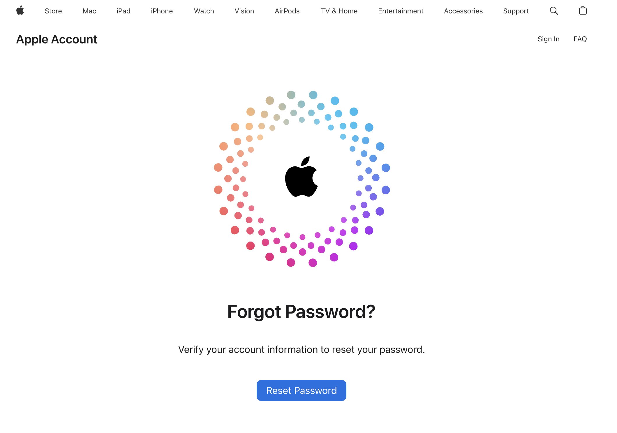 Open Given Link And Click Reset Password