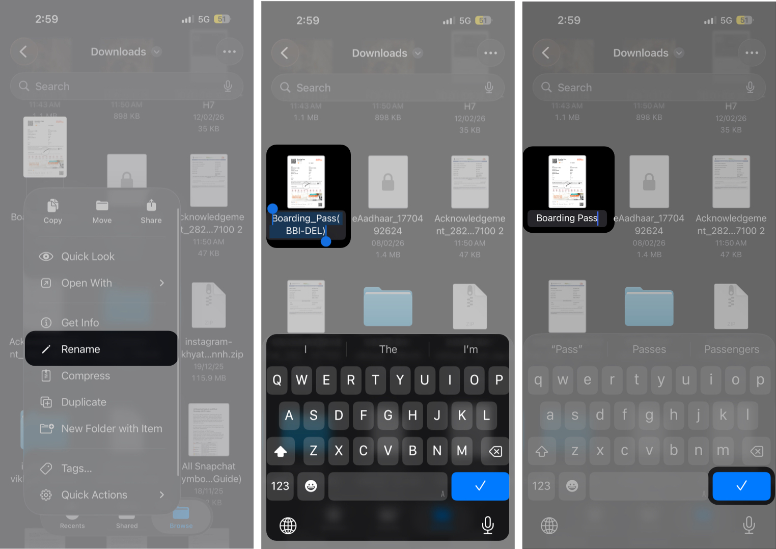 Rename Files Using the Files App
