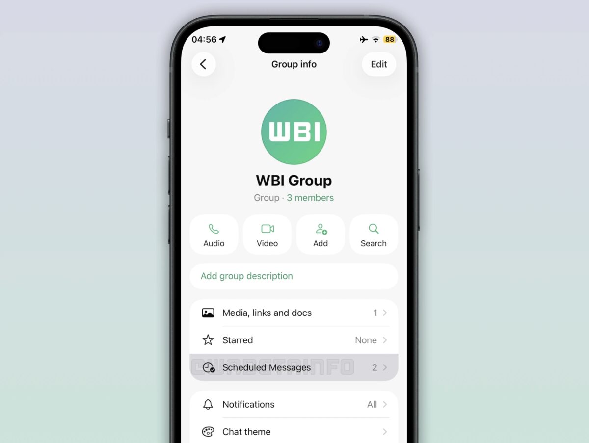 Scheduled Messages Spotted in WhatsApp Beta
