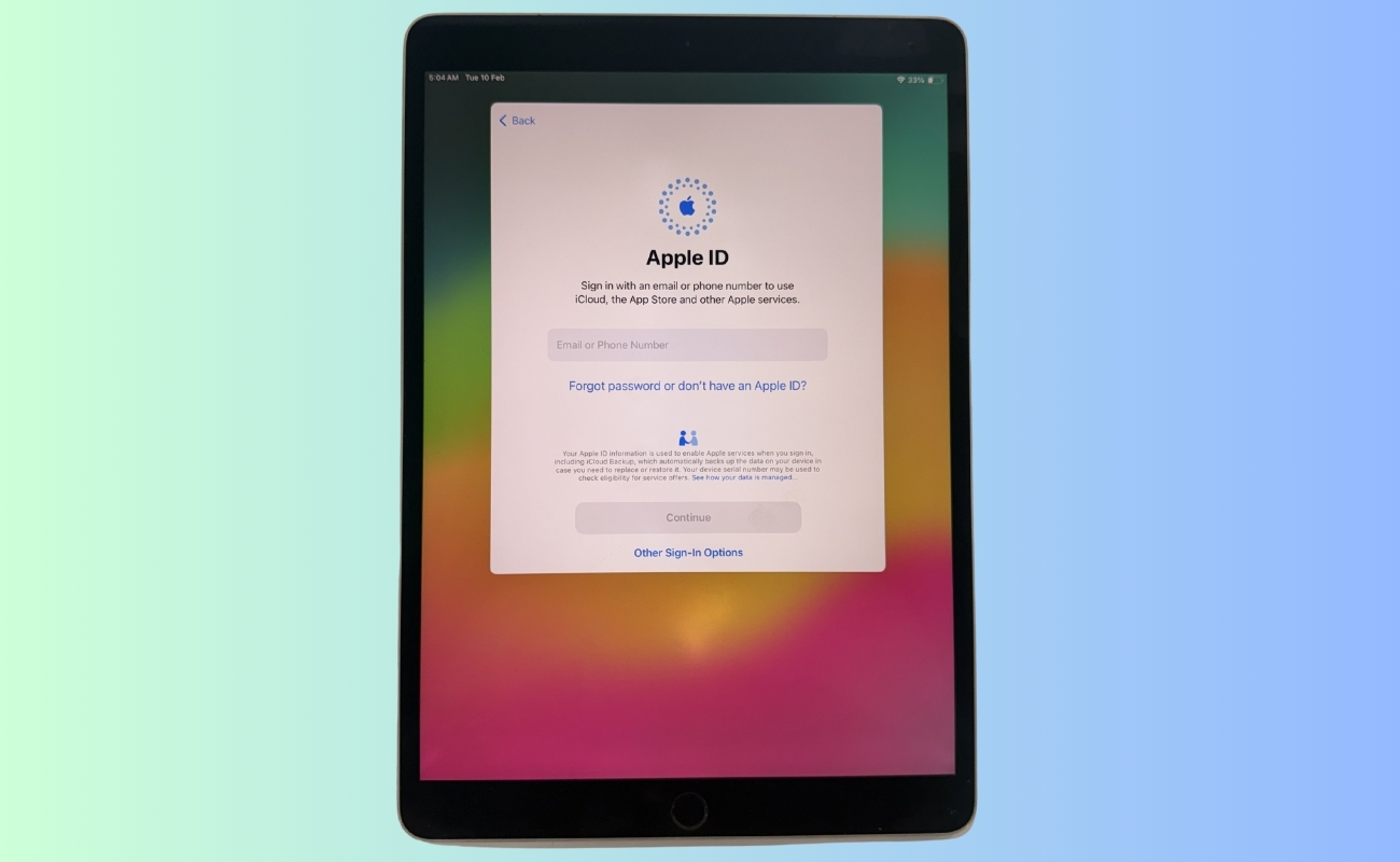 Sign In With Your Apple ID