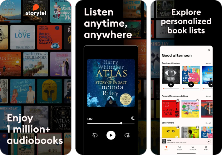 Storytel Audiobook Apps