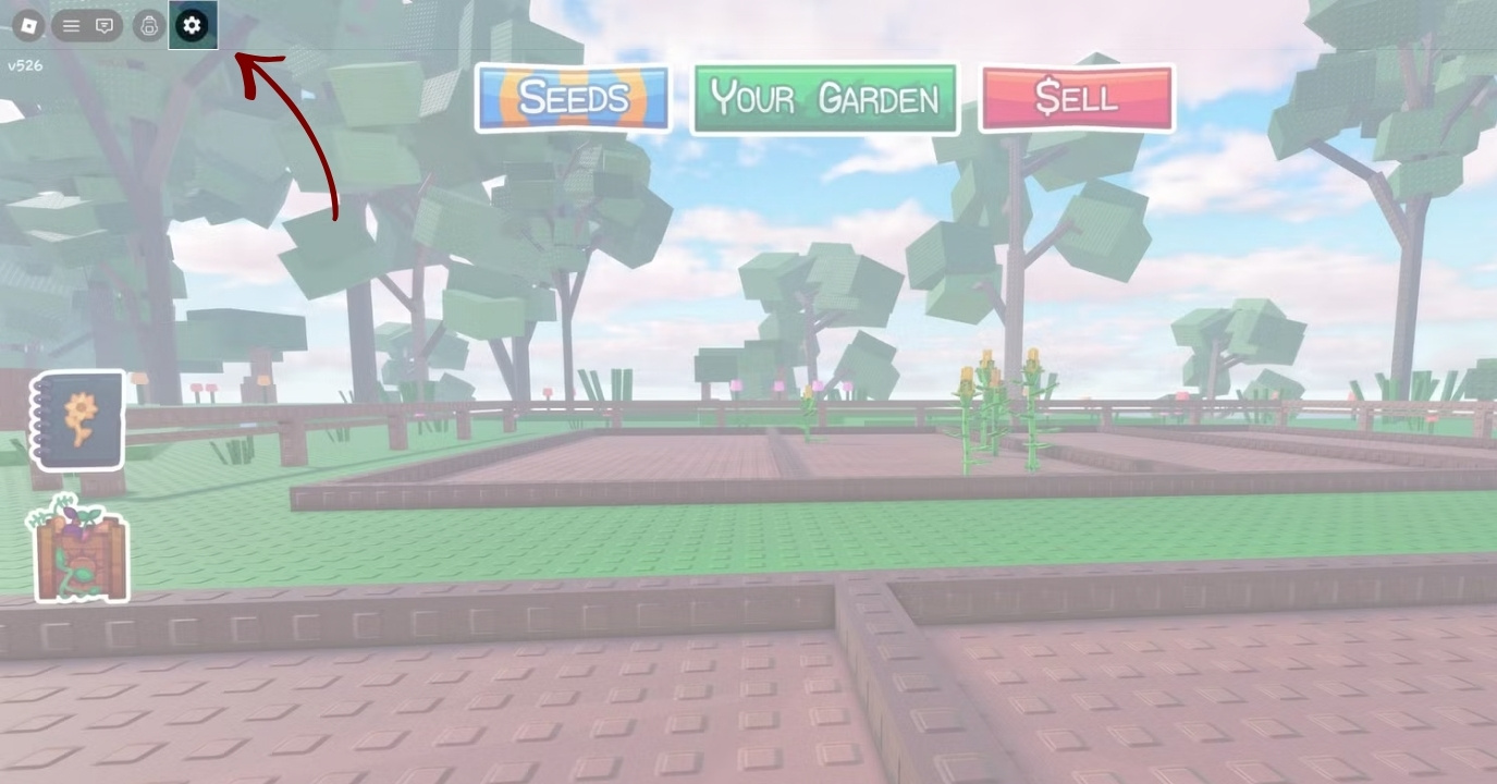 Click the Cogwheel icon