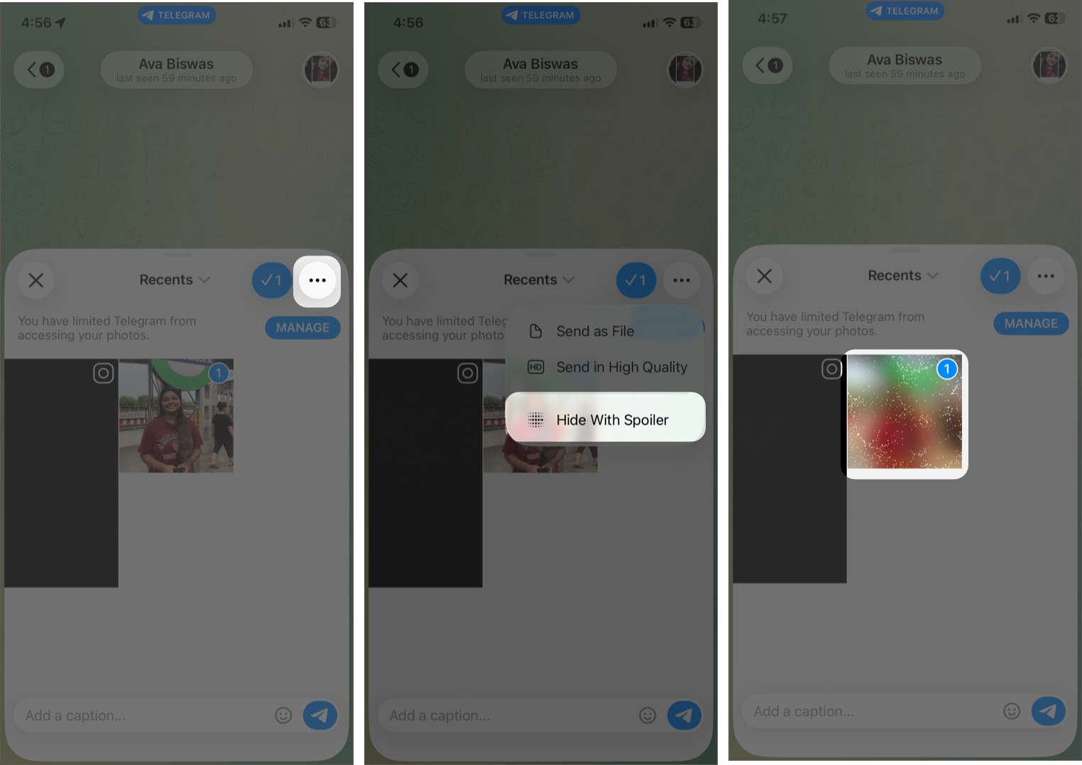 Hide your images with spoilers