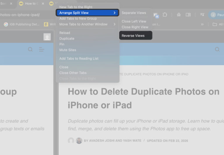 How to Use Chrome Split View on Mac to Work Faster - iGeeksBlog
