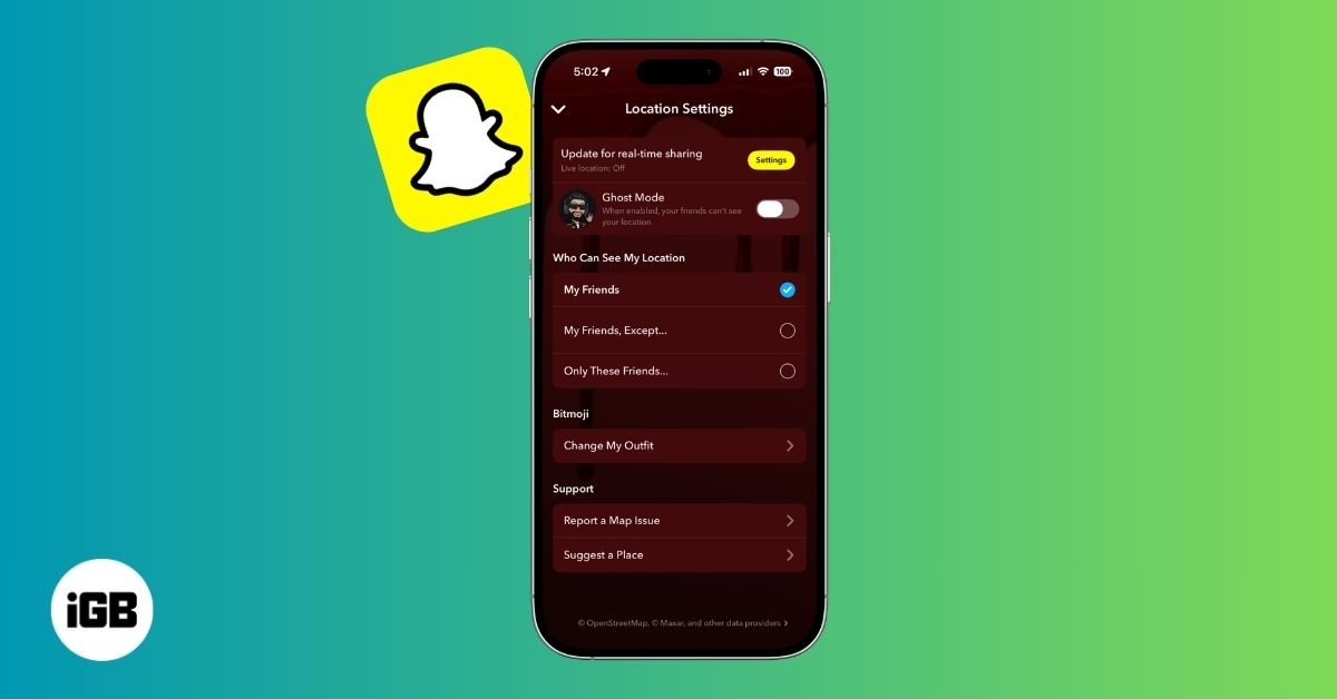 Turn Off Location on Snapchat